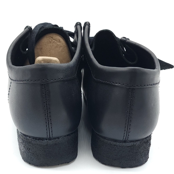 Clarks Wallabee Original Black Smooth Leather Limited Edition Shoes Men Size 8.5 main image 6